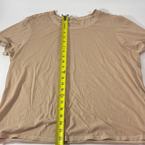 Dear John Women's Beige Short Sleeve Tee - Picture 5 of 5